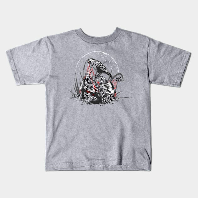 head of sorrow Kids T-Shirt by kladenko